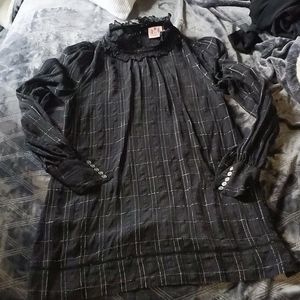 Juicy Couture "MISS. MARY MACK" sheer blouse 👚